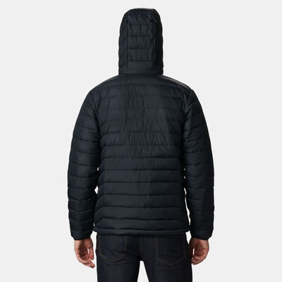 كولومبيا جاكيت باودر لايت هودد للرجال أسود