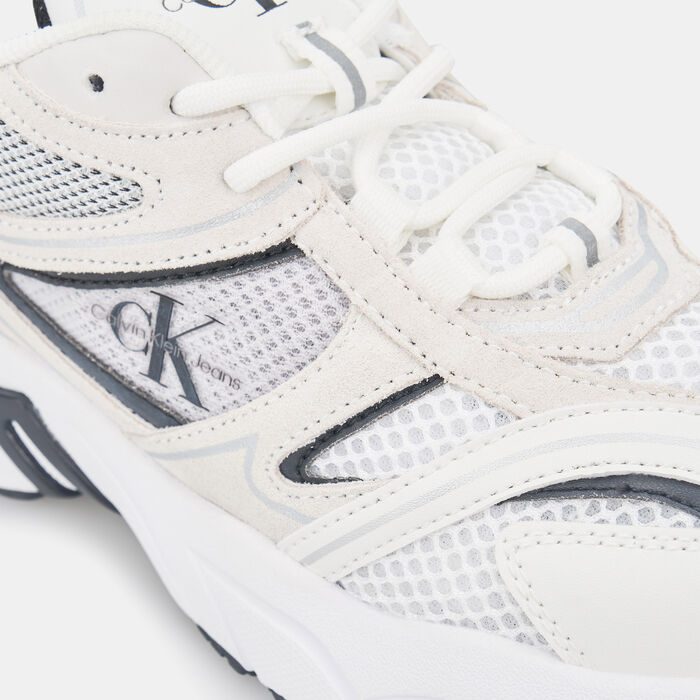 كالفن كلاين حذاء التنس ريترو للنساء أبيض image number 4