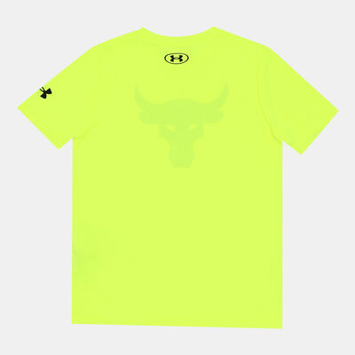 اندر ارمر تيشيرت بروجكت روك براهما بول للاطفال أصفر