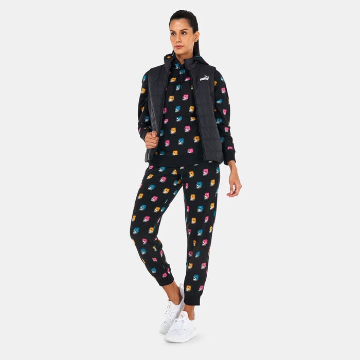 بوما سترة ESS باديد للنساء أسود image number 2