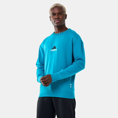 اديداس سويت شيرت ريال مدريد ايكونز للرجال أخضر