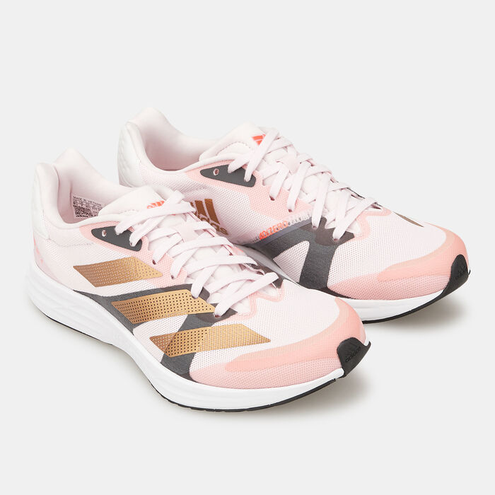 اديداس حذاء ادزيرو ار سي 4 للنساء وردي image number 1