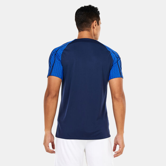 نايكي تيشيرت دراي-فت فرنسا سترايك ترينينج للرجال أزرق image number 1