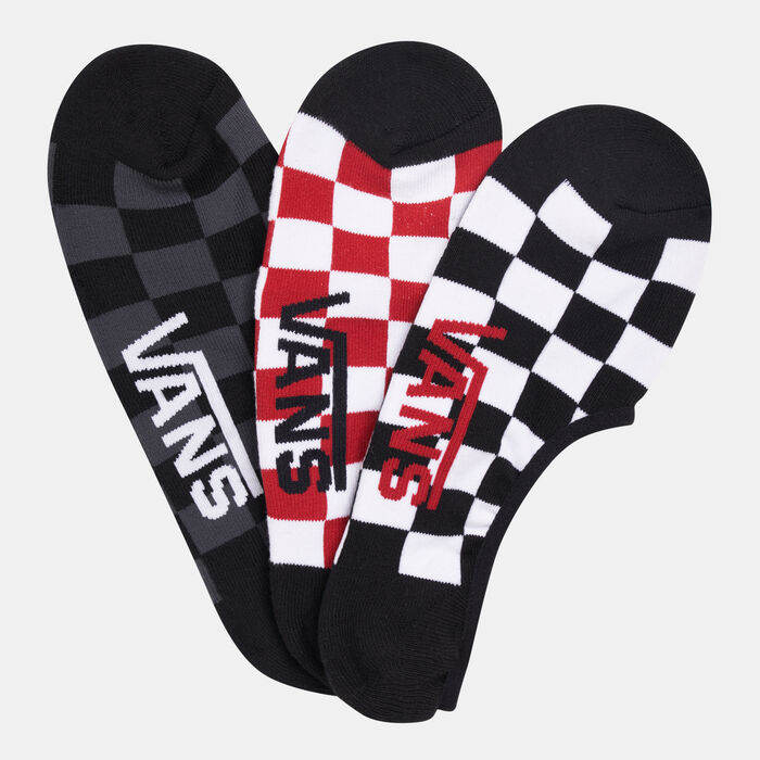 فانس جوارب كلاسيك سوبر نو-شو (3 أزواج) أحمر image number 0