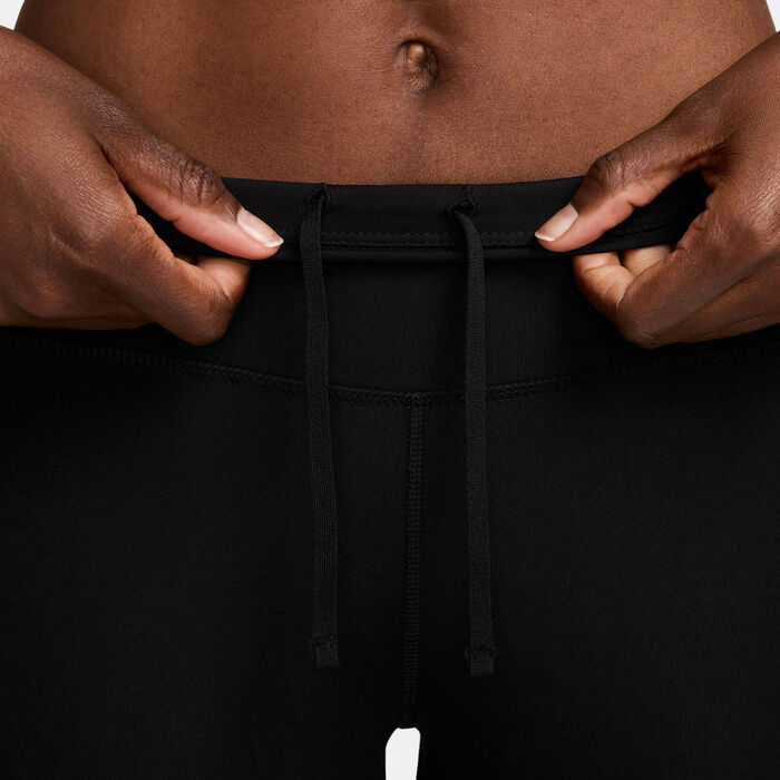 نايكي ليقنز الجري فاست 7/8 للنساء أسود image number 2