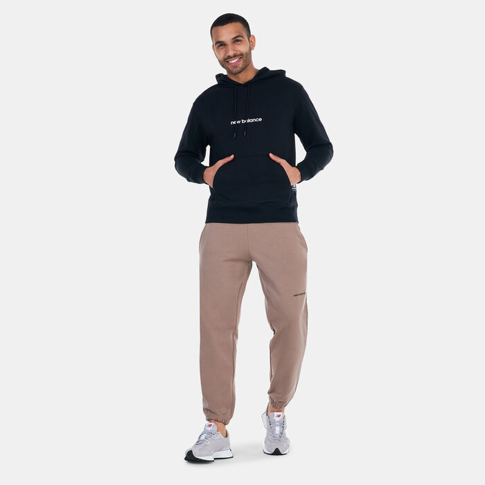 نيو بالانس هودي اثليتيكس ويسلي شان بازل كيوب للرجال أسود image number 2