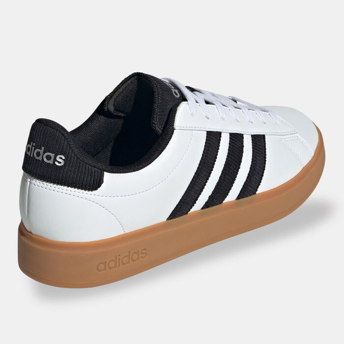 اديداس حذاء جراند كورت بيس 2.0 للرجال أبيض image number 2