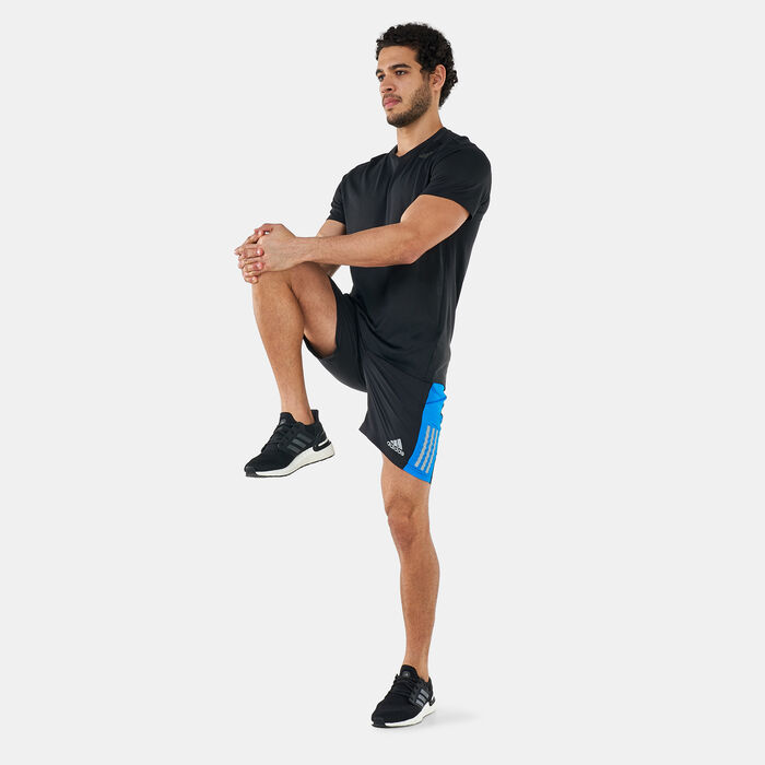 اديداس شورت اون ذا رن للرجال أسود image number 2