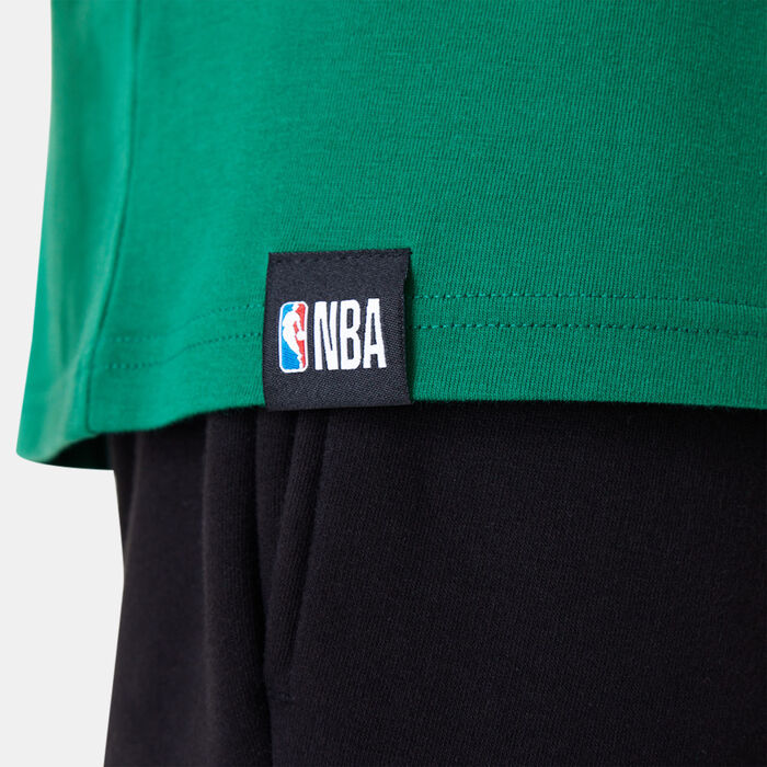 نيو ايرا تيشيرت ان-بي-ايه ميامي هيت لارج ووردمارك للرجال أخضر image number 4