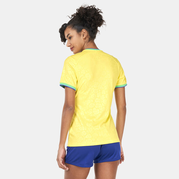 نايكي تيشيرت البرازيل دراي-فت ستاديوم الأساسي للنساء - 2022/23 أخضر image number 1