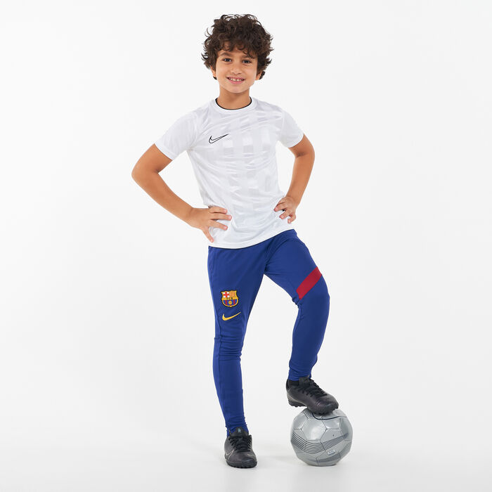 نايكي بنطال كرة القدم F.C. برشلونة اكاديمي للاطفال أزرق image number 2