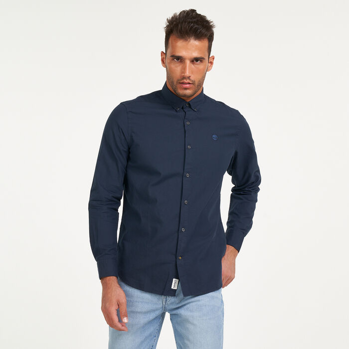 تمبرلاند قميص ايلا اليفيتيد اوكسفورد للرجال أزرق image number 0