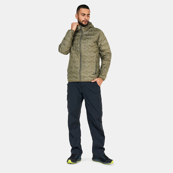 كولومبيا جاكيت ديلتا ريدج داون بقبعة للرجال أخضر image number 2