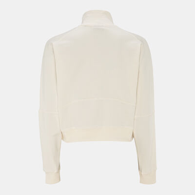 سن اند ساند سبورتس هودي بنصف سحاب للنساء أبيض