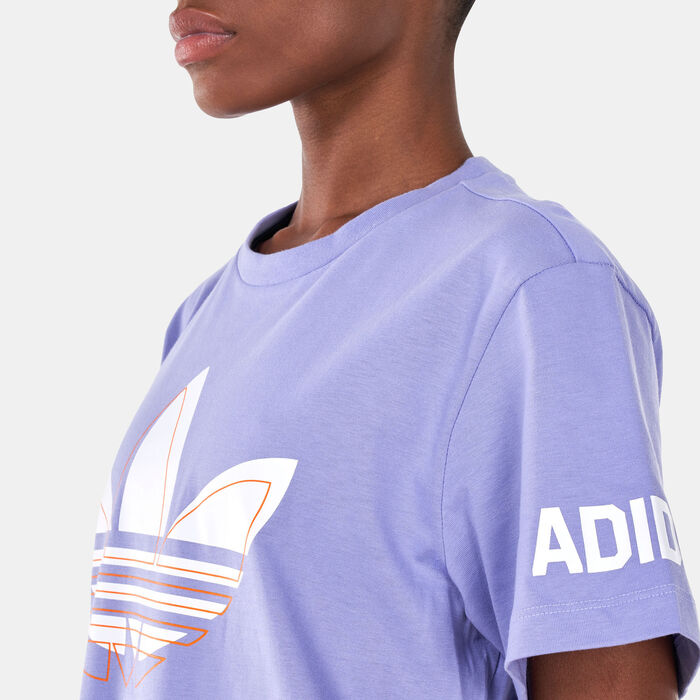 اديداس اورجينال فستان ستريتبول للنساء بنفسجي image number 2