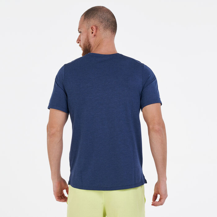 نايكي تيشيرت دراي-فت رن ديفجن ميلر رانينج للرجال أزرق image number 1