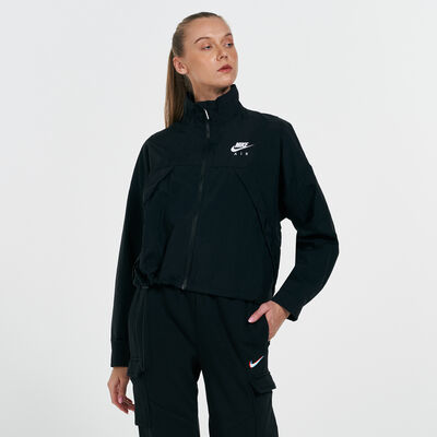 نايكي جاكيت سبورتسوير اير ووفن للنساء أسود