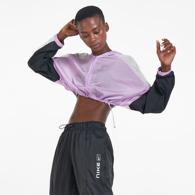 نايكي جاكيت اير كروبد للنساء بنفسجي