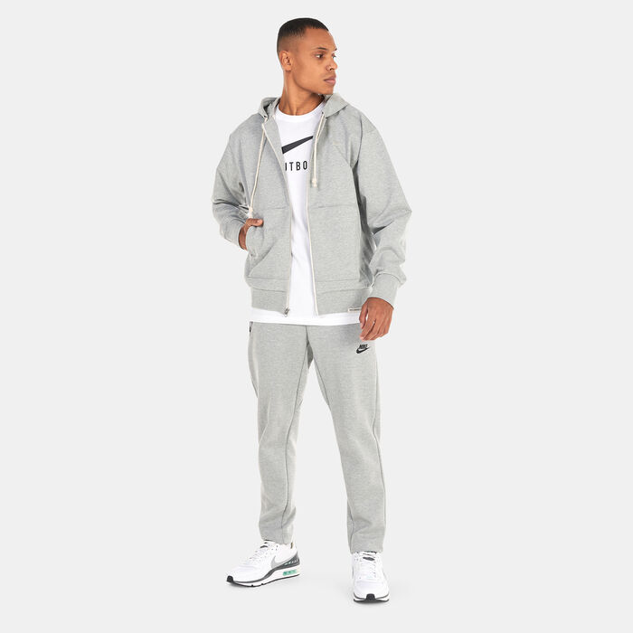 نايكي هودي دراي-فِت ستاندرد ايشيو بسحاب كامل للرجال رمادي image number 2