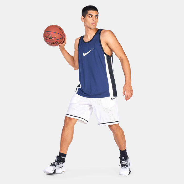 نايكي تيشيرت كرة السّلة ايكون دراي-فِت للرجال أزرق image number 2