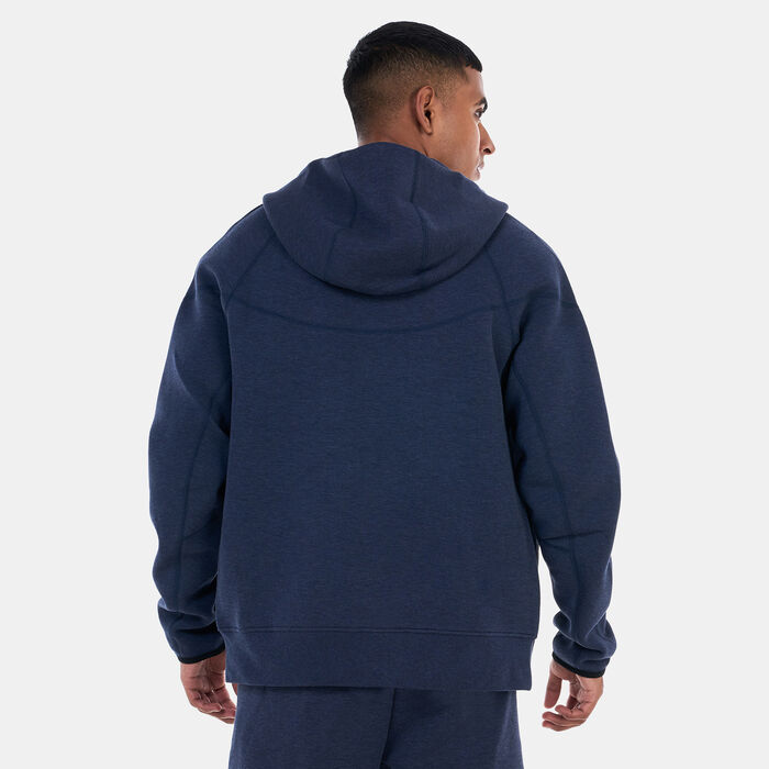 نايكي سبورتسوير تك فليس ويندرانر هودي بسحاب كامل للرجال رمادي image number 1