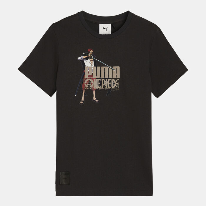 بوما تيشيرت ون بيس× جرافيك للاطفال أسود image number 0