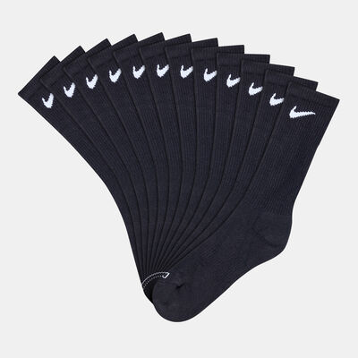 نايكي جوارب تدريب مبطنة للرجال للاستخدام اليومي (6 أزواج) أسود