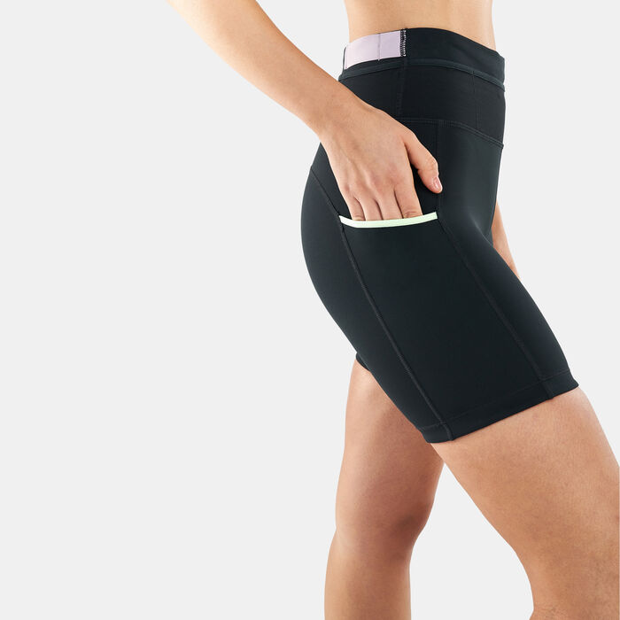 نايكي شورت دراي-فت ايبك لوكس للنساء أسود image number 3