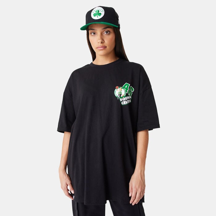 نيو ايرا تيشيرت بوستون سيلتيكس ان-بي-ايه سكريبت للرجال أسود image number 2