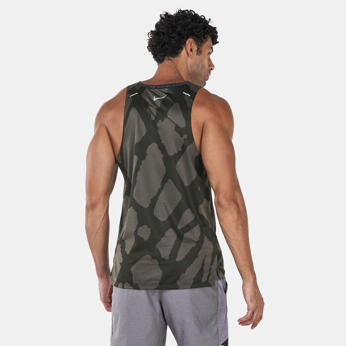 نايكي تيشيرت دراي-فت رن ديفيجن رايز 365 تانك للرجال أخضر image number 1