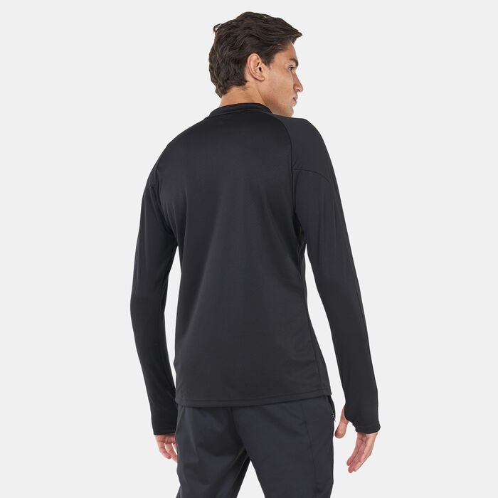 بوما جاكيت كرة القدم انديفيدوال فاينال ترينينج بربع سحاب للرجال أسود image number 1