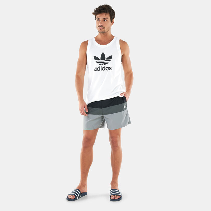 اديداس شورت السباحة شورت-لينجث كلربلوك للرجال أسود image number 2