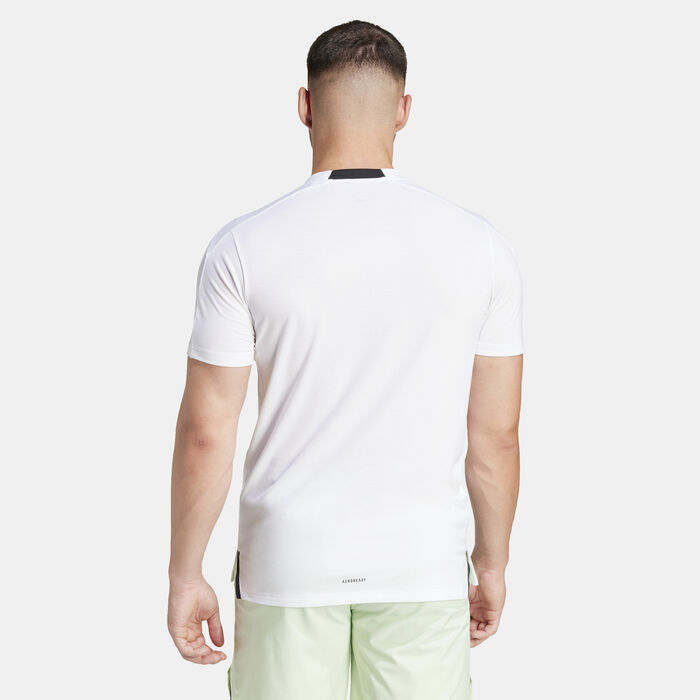 اديداس تيشيرت التمرين ديزايند فور للرجال أبيض image number 1