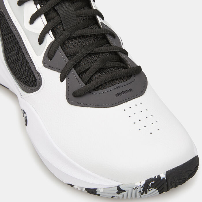 اندر ارمر حذاء كرة السلة لوكداون 6 أبيض image number 4