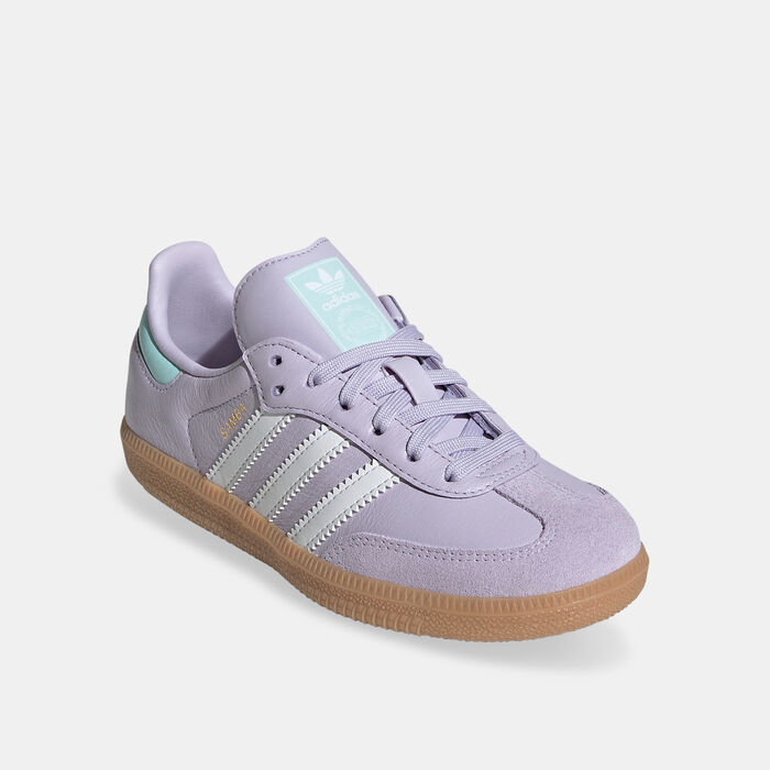 اديداس اورجينال حذاء سامبا او جي للأطفال بنفسجي image number 1