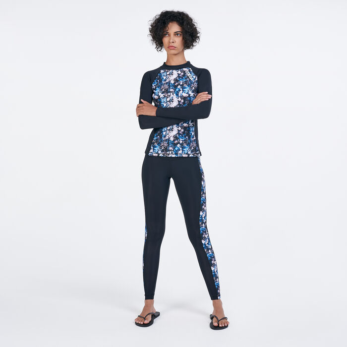 كويغا تيشيرت راشجارد ديزني بأكمام طويلة للنساء أسود image number 2