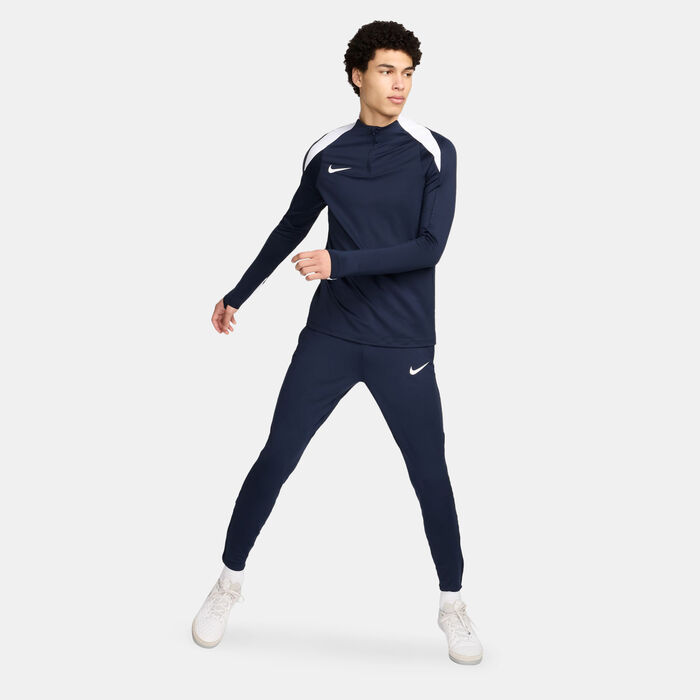 نايكي تيشيرت التدريب لكرة القدم سترايك دراي فت بنصف سحاب للرجال أزرق image number 2