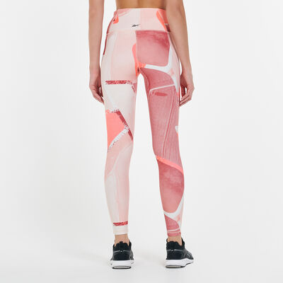 ريبوك يقنز لوكس بولد هاي-رايز للنساء برتقالي