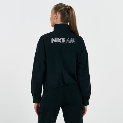 نايكي جاكيت سبورتسوير اير ووفن للنساء أسود