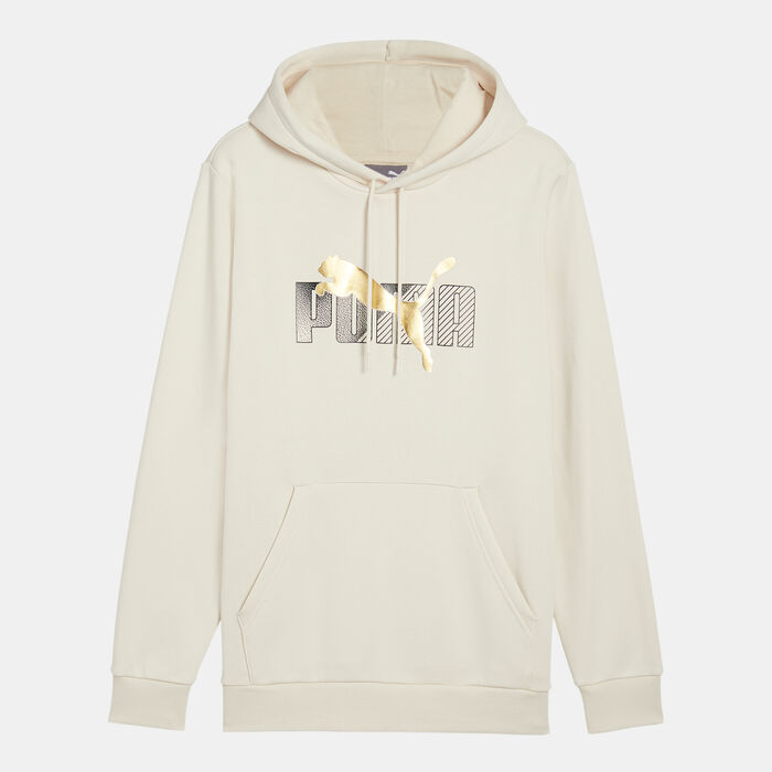 بوما هودي اسنشالز+ لوجو لاب للرجال أبيض image number 0