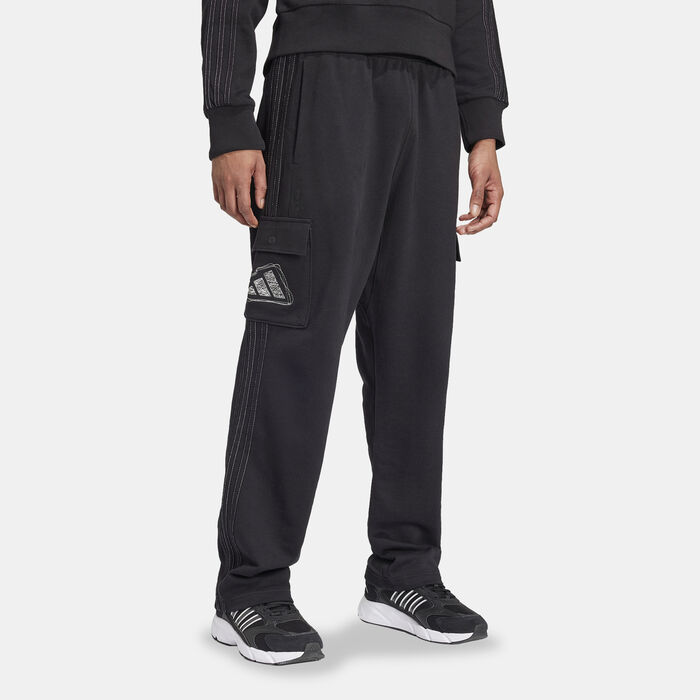 اديداس بنطال اول SZN جرافيك سيزونال للرجال أسود image number 0