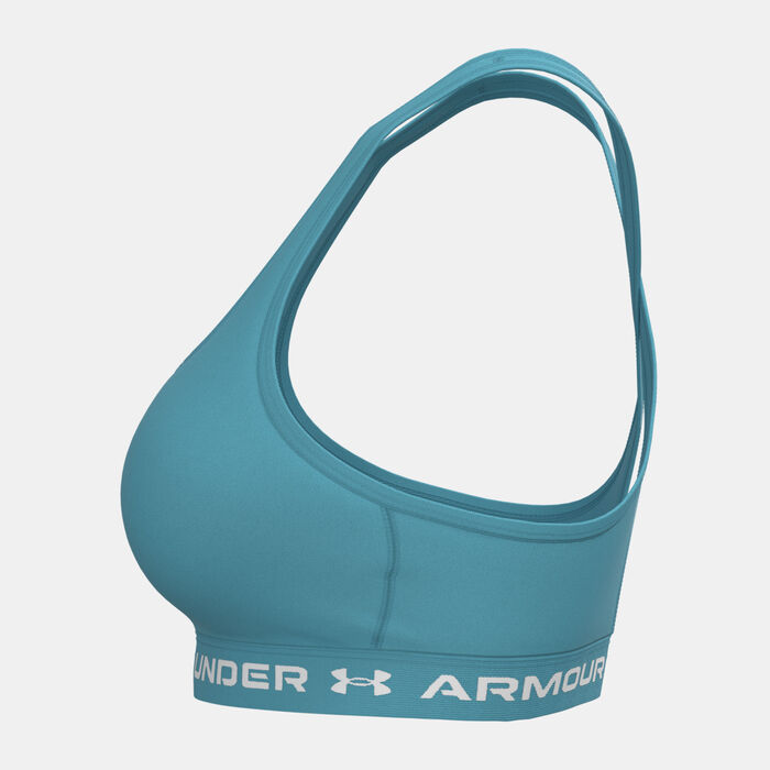 اندر ارمر صدرية رياضية آرمور ميديام سبورت للنساء أزرق image number 3