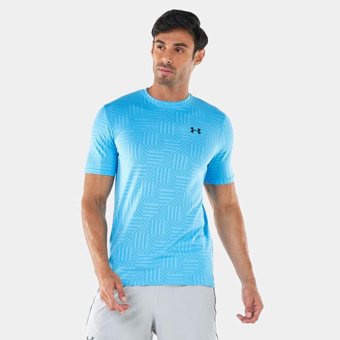 اندر ارمر تيشيرت UA ترينينج فنت جاك للرجال أزرق image number 0