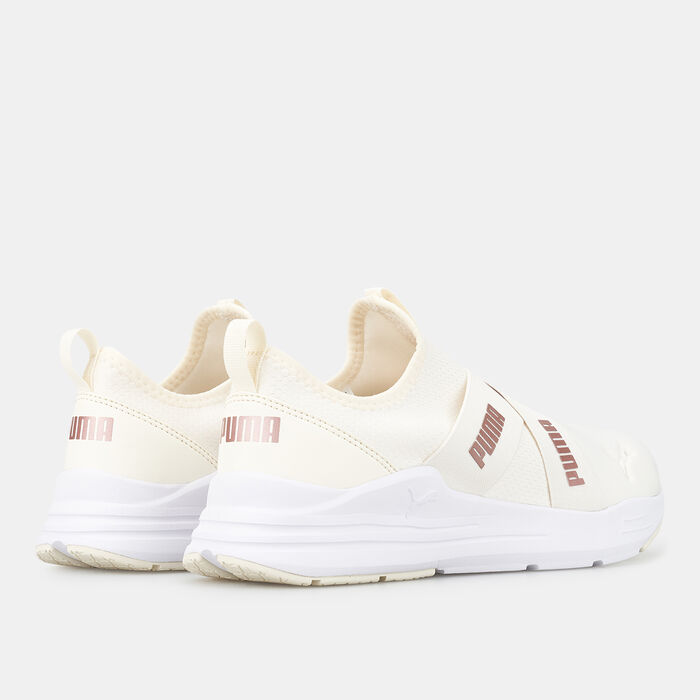 بوما حذاء ويرد رن ميتالكس سلب-اون للنساء عاجي image number 2