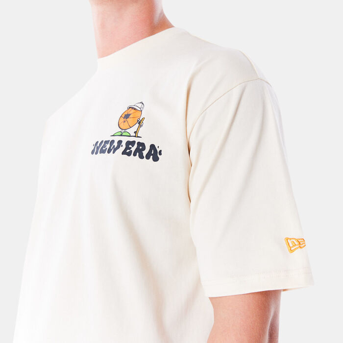 نيو ايرا تيشيرت لوس انجلوس سيتي جرافيك للرجال بيج image number 2