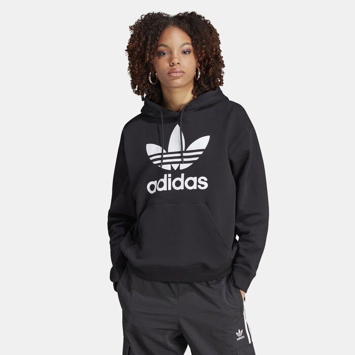 اديداس اورجينال هودي تريفويل للنساء أسود image number 0