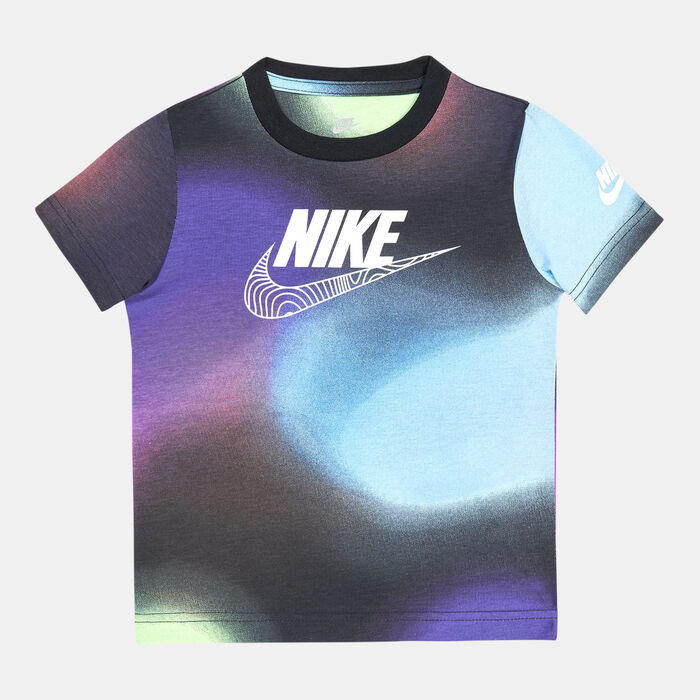 نايكي تيشيرت الومينيت برينتد للاطفال الرضع أسود image number 0