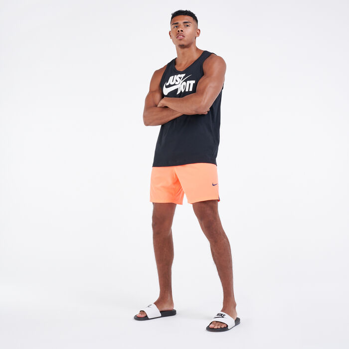 نايك سويم شورت 7-إنش فيتال فولي للرجال أصفر image number 2