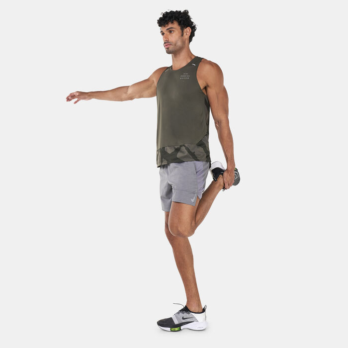 نايكي تيشيرت دراي-فت رن ديفيجن رايز 365 تانك للرجال أخضر image number 2