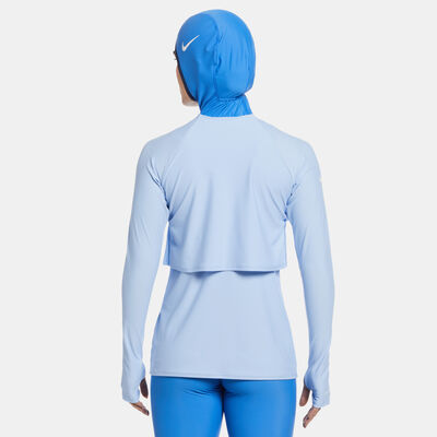 نايك سويم تونيك السباحة بتغطية كاملة للنساء أزرق